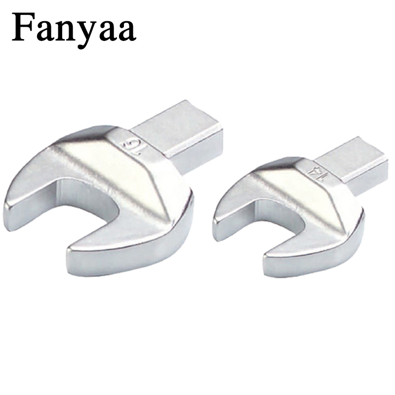 Interchangeable Head Torque Wrench Open - Fanyaa Square Drive 9x12 Open End