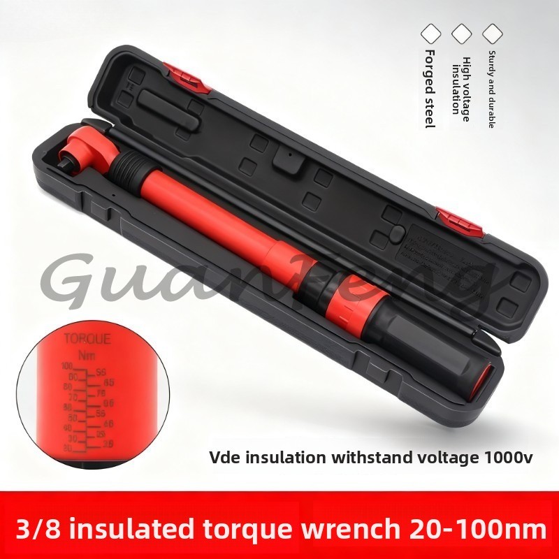 Insulated Torque Wrench 1000V Vde Electric - 5-25Nm VDE 1000V Insulated Pre-Set Torque