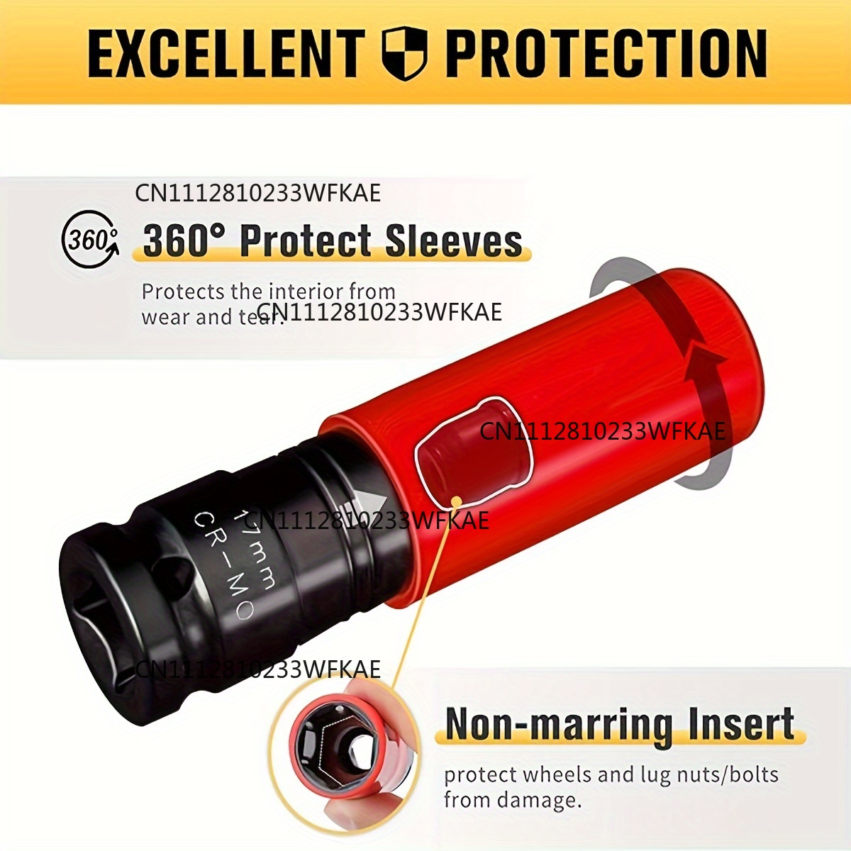 1/2- Inch Drive Wheel Protecto - Impact Socket Thin Wall Deep Metric Set review and price
