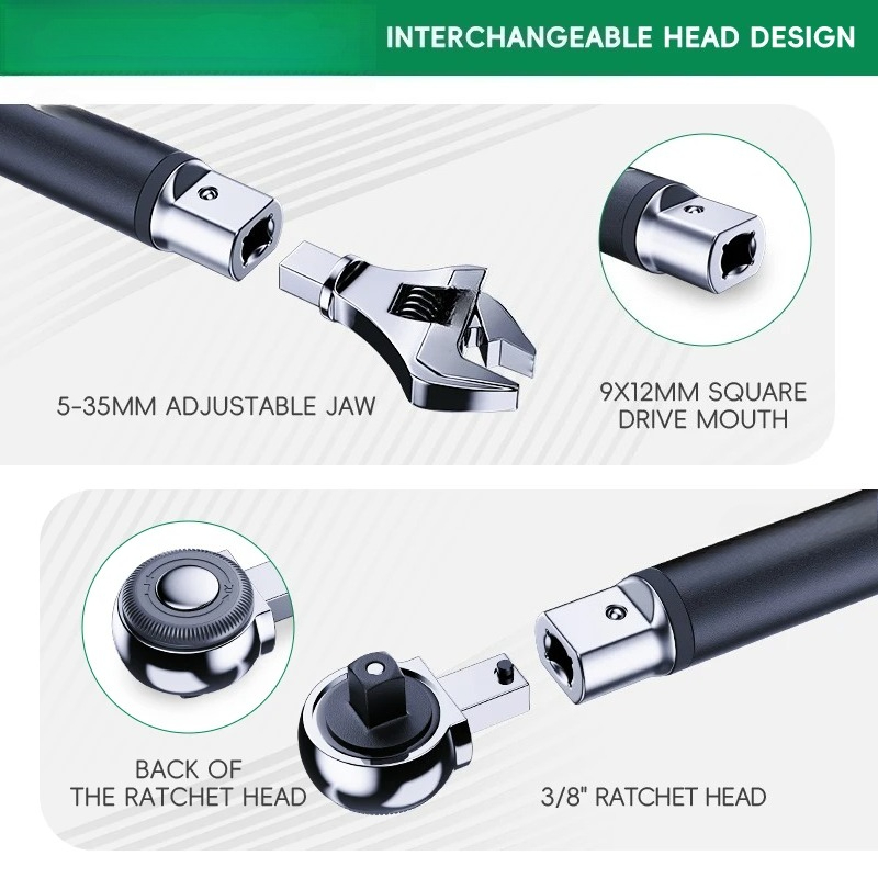 Digital Torque Wrench with Int - Interchangeable Head Torque Wrench Open review and price
