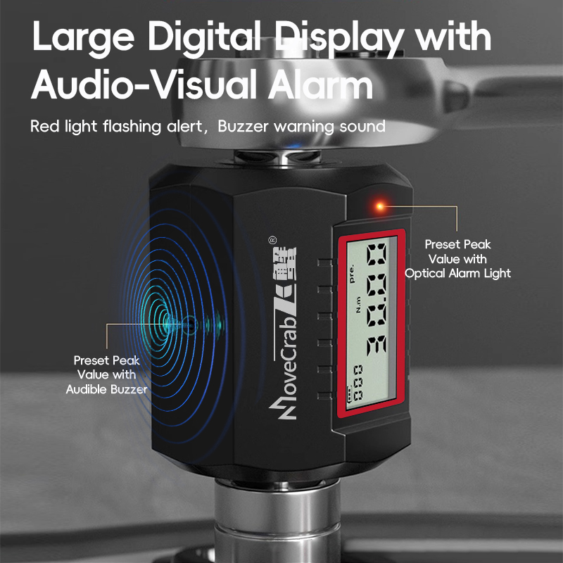 MoveCrab Digital Torque Adapte - Electronic Torque Adapter 3/8 1/2 Digital review and price