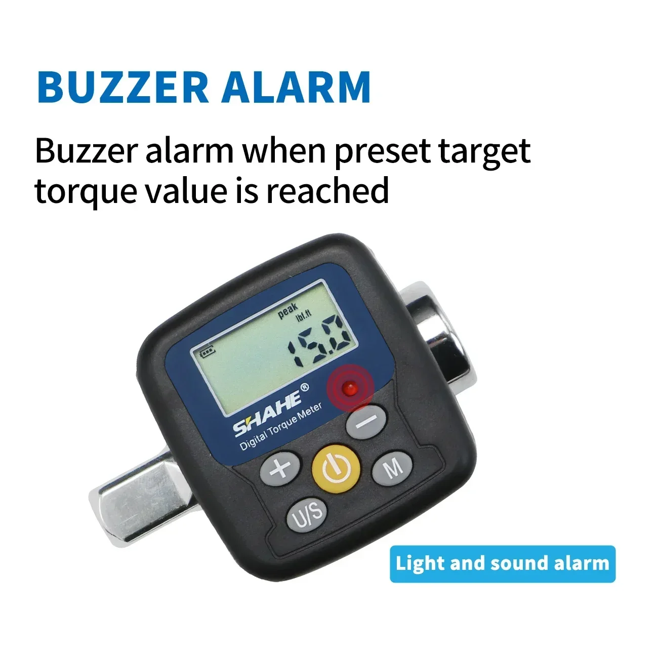 Shahe Digital Torque Wrench Ad - Electronic Torque Adapter 3/8 1/2 Digital review and price