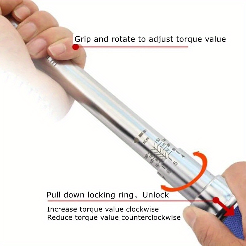 1Pc Adjustable Bike Torque Wre - Interchangeable Head Torque Wrench Open review and price